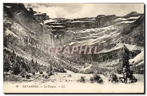 Cartes postales Gavarnie Le Cirque