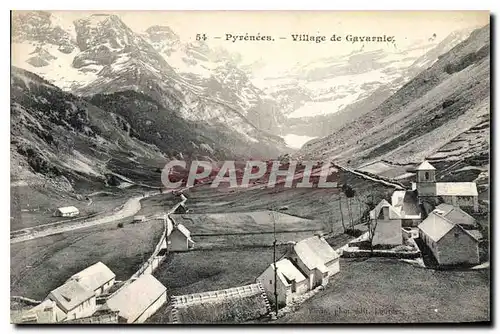 Cartes postales Pyrenees Village de Gavarnie