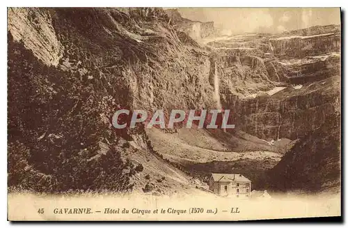 Cartes postales Gavarnie Hotel du Cirque et le Cirque