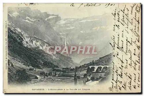 Cartes postales Gavarnie L'Hotellerie a la Vallee du Cirque