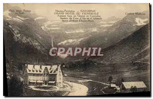 Ansichtskarte AK Hautes Pyrenees Gavarnie Grand Hotel du Vignemale