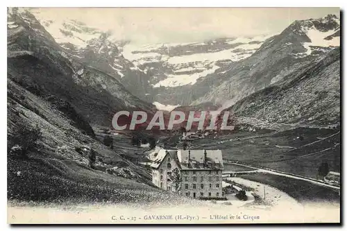 Cartes postales Gavarnie L'Hotel et le Cirque