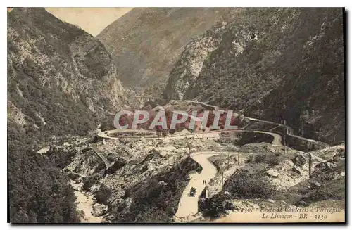 Cartes postales Route de Cauterets a Pierrefille Le Limacon