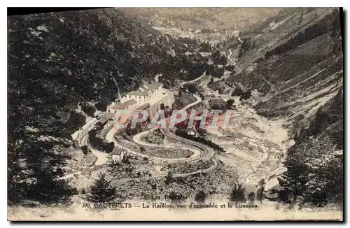 Cartes postales Cauterets La Raillere vue d'Ensemble et le Limason