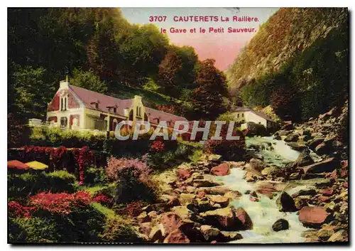 Ansichtskarte AK Cauterets La Raillere le Gave et le Petit Sauveur