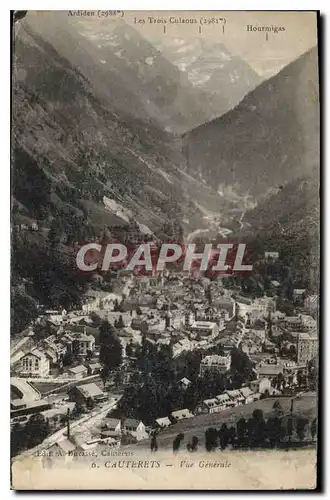 Cartes postales Cauterets Vue generale