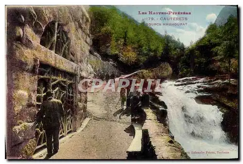 Cartes postales Les Pyrenees Cauterets Source Mauhourat