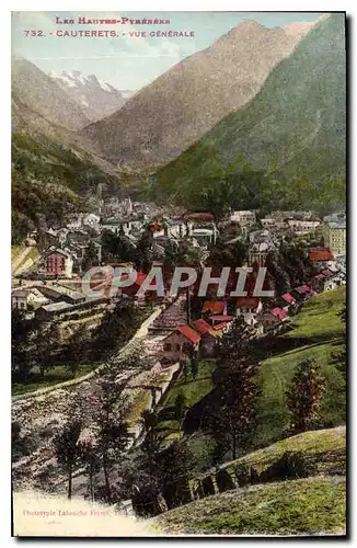 Cartes postales Les Hautes Pyrenees Cauterets Vue generale