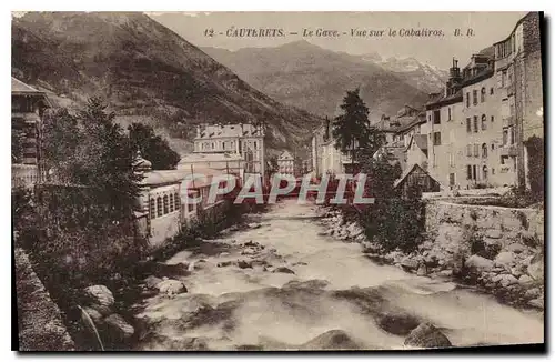 Cartes postales Cauterets Le Gave Vue sur le Cabaliros