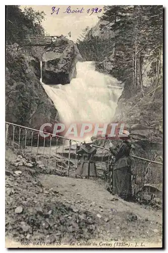 Ansichtskarte AK Cauterets La Cascade du Cerisey