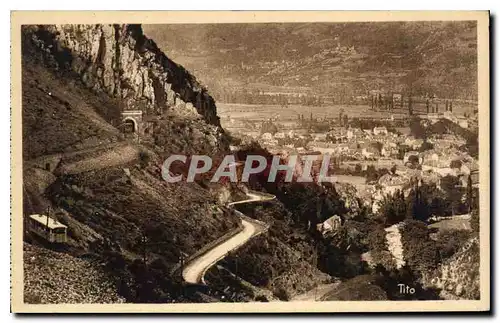 Cartes postales Les Pyrenees Route de Cauterets a Pierrefitte