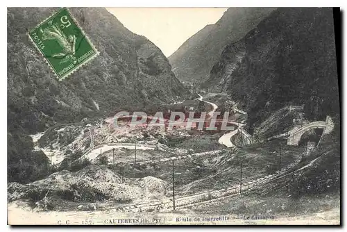 Cartes postales Cauterets Hautes Pyrenees Route de Pierrefitte Le Limacon