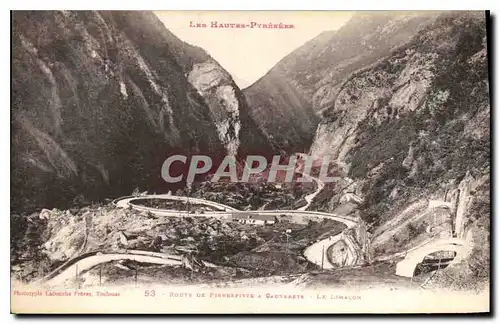 Ansichtskarte AK Les Hautes Pyrenees Route de Pierrefitte a Cauterets Le Limacon