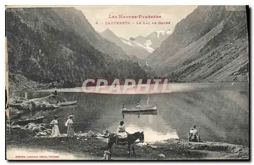 Cartes postales Les Hautes Pyrenees Cauterets Le Lac de Gaube