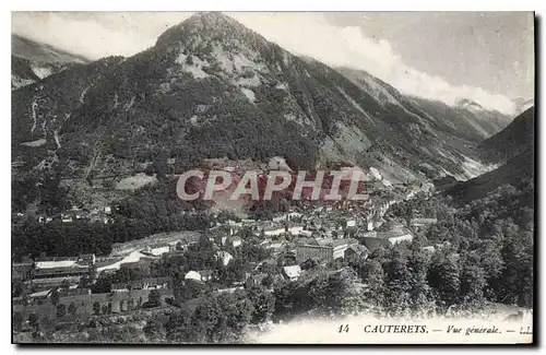 Cartes postales Cauterets Vue generale