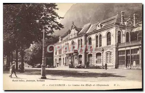 Cartes postales Cauterets Le Casino des Ceufs et l'Esplanade