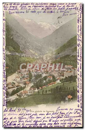 Cartes postales Vue generale de Cauterets