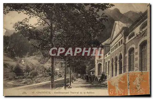 Cartes postales Cauterets Etablisement Thermal de la Raillere