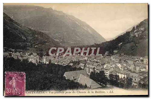 Ansichtskarte AK Cauterets Vue generale prise du Chemin de la Raillere