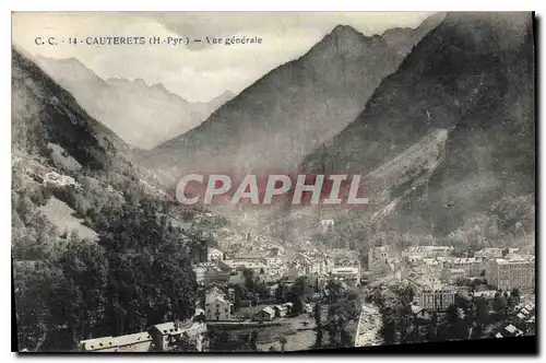 Cartes postales Cauterets Hautes Pyrenees Vue generale