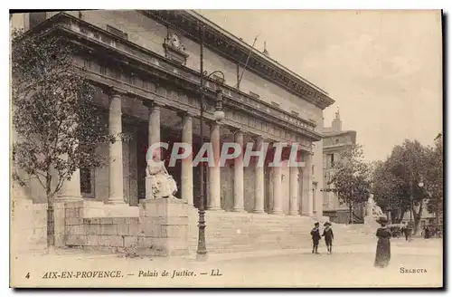 Ansichtskarte AK Aix en Provence Palais de Justice