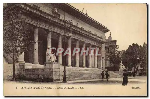 Ansichtskarte AK Aix en Provence Palais de Justice