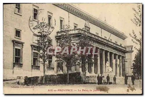 Ansichtskarte AK Aix en Provence Le Palais de Justice