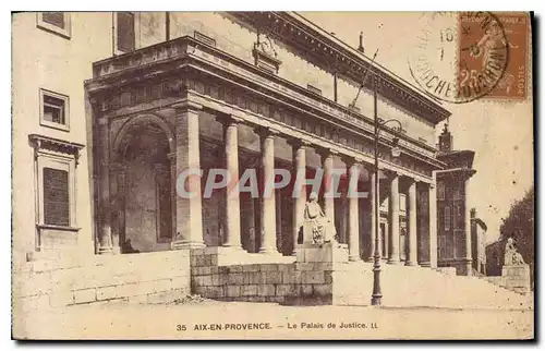 Ansichtskarte AK Aix en Provence Le Palais de Justice