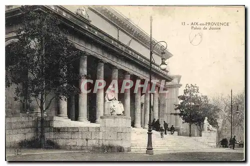 Ansichtskarte AK Aix en Provence Palais de Justice