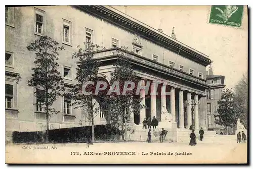 Ansichtskarte AK Aix en Provence Le Palais de Justice