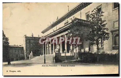 Cartes postales Aix en Provence Palais de Justice