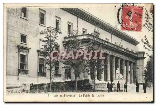 Ansichtskarte AK Aix en Provence Le Palais de Justice