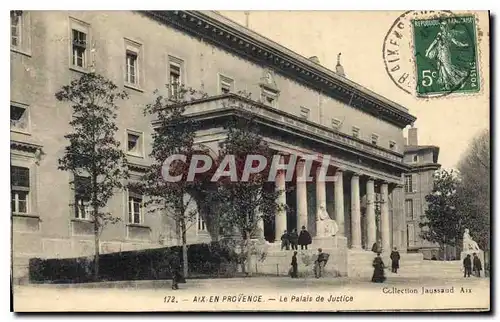 Ansichtskarte AK Aix en Provence Le Palais de Justice