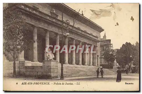 Ansichtskarte AK Aix en Provence Palais de Justice