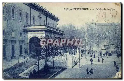 Ansichtskarte AK Aix en Provence Le Palais de Justice