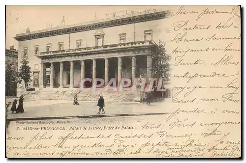 Cartes postales Aix en Provence Palais de Justice Place du Palais