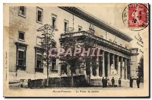 Ansichtskarte AK Aix en Provence Le Palais de Justice