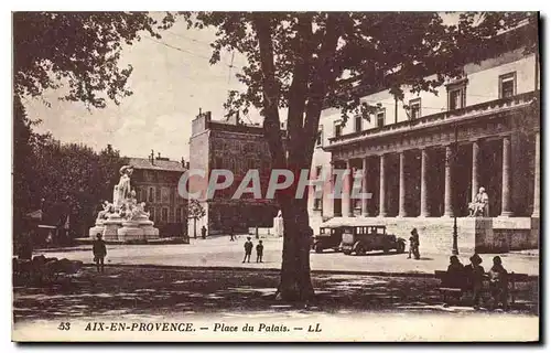 Cartes postales Aix en Provence Place du Palais