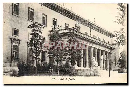 Cartes postales Aix Palais de Justice