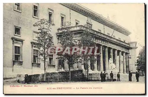 Cartes postales Aix en Provence Le Palais de Justice