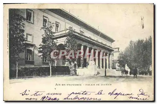 Ansichtskarte AK Aix en Provence Palais de Justice