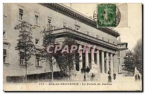 Ansichtskarte AK Aix en Provence Le Palais de Justice