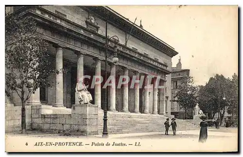 Ansichtskarte AK Aix en Provence Le Palais de Justice