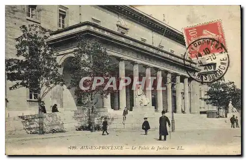 Ansichtskarte AK Aix en Provence Le Palais de Justice