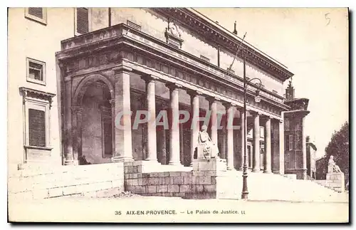 Ansichtskarte AK Aix en Provence Le Palais de Justice