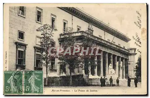 Ansichtskarte AK Aix en Provence Le Palais de Justice