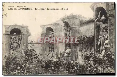 Cartes postales Aix en Provence Interieur du Monument Sec