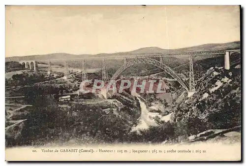 Ansichtskarte AK Viaduc de Garabit Cantal Hauteur