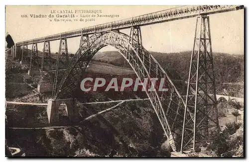 Ansichtskarte AK Le Cantal Pittoresque Viaduc de Garabit Ligne de Neussargues