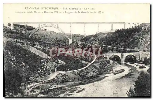 Ansichtskarte AK Le Cantal Pittoresque Garabit Le Viaduc